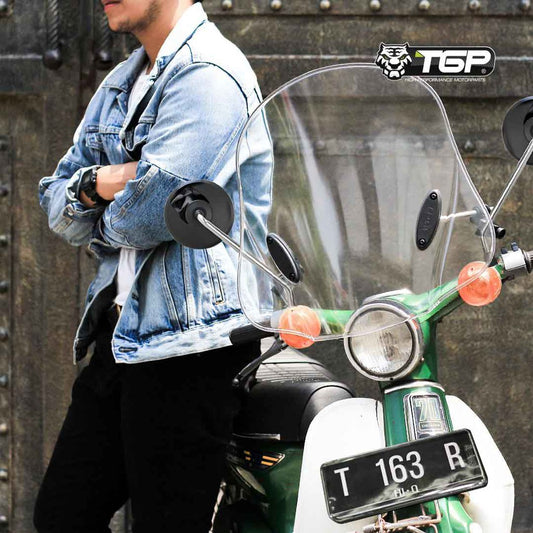 TGP WINDSHIELD UNIVERSAL aksesoris variasi motor ANTI PECAH