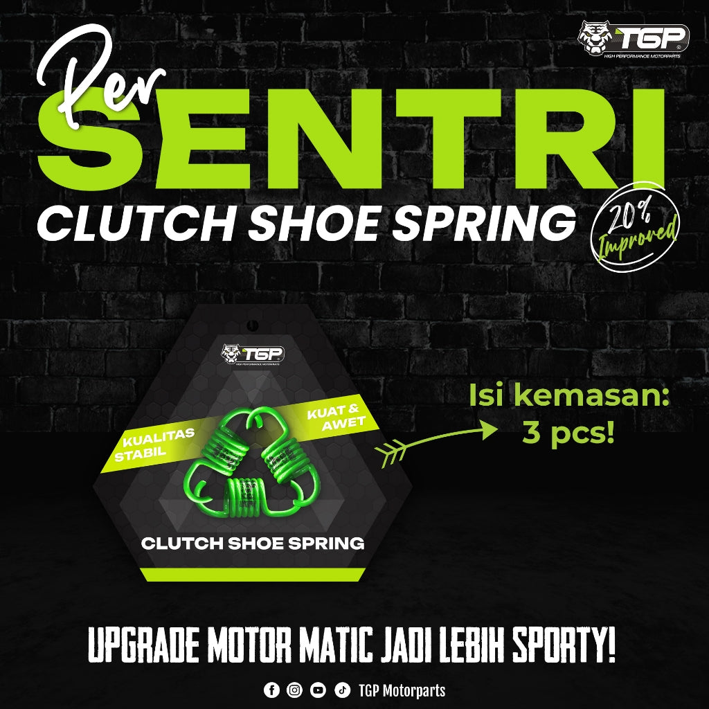 Per Sentri Per Kampas Ganda TGP 1000 RPM Honda Beat Scoopy Vario PCX Yamaha Nmax Aerox Xmax Lexi Fazzio Freego