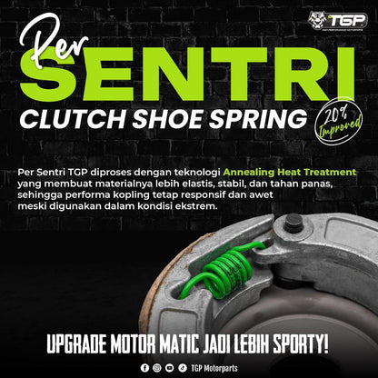 Per Sentri Per Kampas Ganda TGP 1000 RPM Honda Beat Scoopy Vario PCX Yamaha Nmax Aerox Xmax Lexi Fazzio Freego