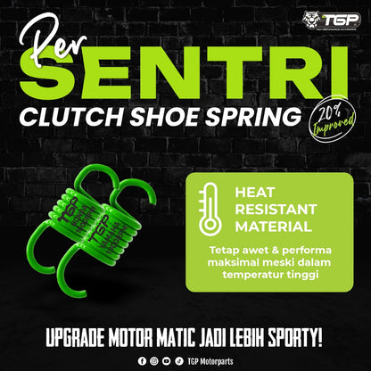 Per Sentri Per Kampas Ganda TGP 1000 RPM Honda Beat Scoopy Vario PCX Yamaha Nmax Aerox Xmax Lexi Fazzio Freego