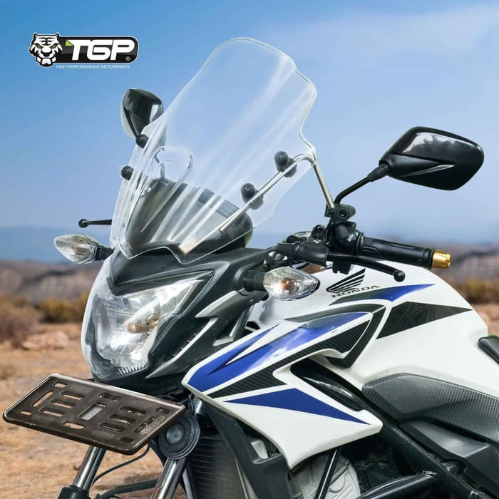 TGP Windshield Universal PACER Visor Premium CBR150R CB 150 R Vixion / New / Lightning