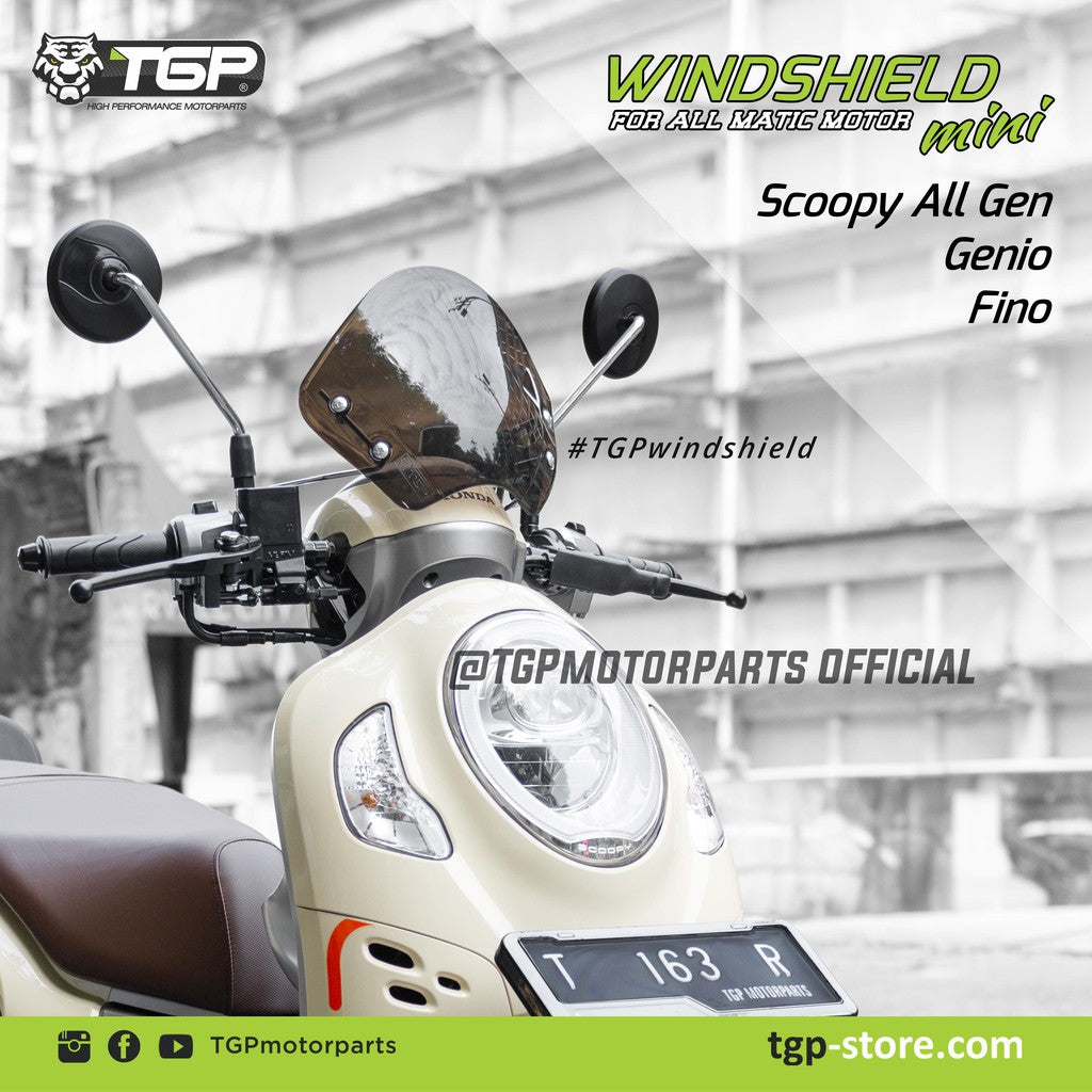 TGP Windshield Mini BENING Scoopy Genio Fino